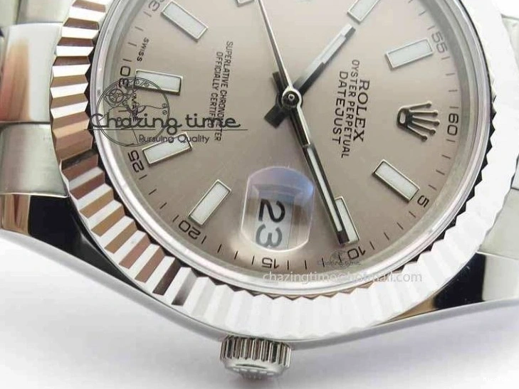 MiroTime 1221 DateJust II 41mm SS BP Maker Best Edition Gray Dial On SS Bracelet SA Trendsetting 3736